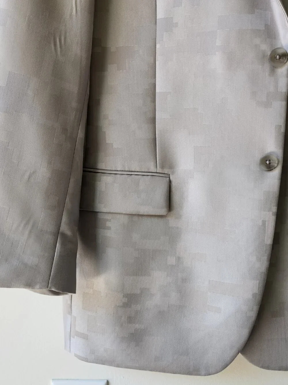 Jos. A. Bank Light Tan Digital Camo Sport Coat Blazer